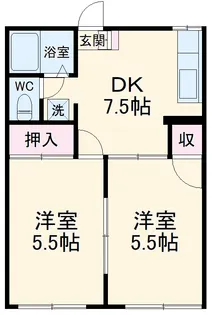 メゾン寿【1階】の間取り