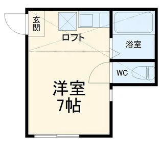 ユナイト富士見アントワーヌ【2階】の間取り