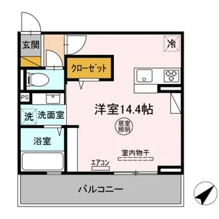 KENTA金田西【3階】の間取り