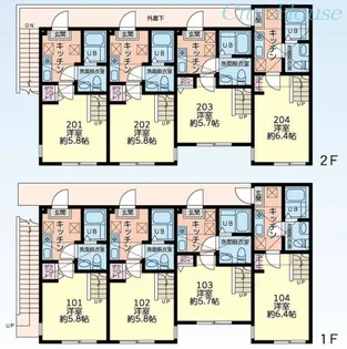 ノーブルさがみ野【101号室】の間取り