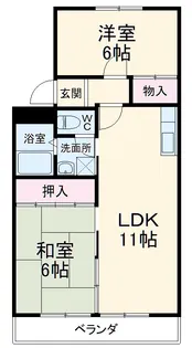 ジャルジョイハイツ【302号室】の間取り