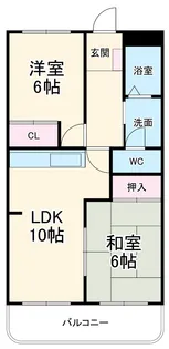 ラメール華【3階】の間取り
