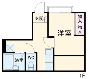 レオパレスサンセール【103号室】の間取り