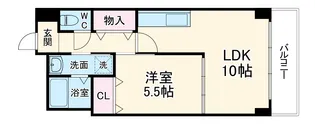 グランドハイツ豊山Ⅱ【303号室】の間取り