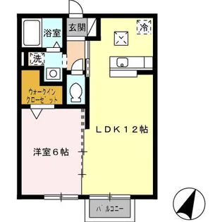 サンオータK-Ⅲ【201号室】の間取り