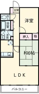 シャルマン平成【2階】の間取り