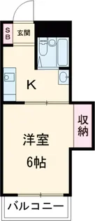 ルレーブ見川Ⅰ【3階】の間取り