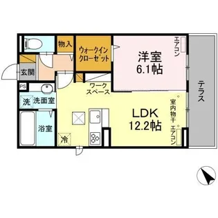 リベルテ【1階】の間取り