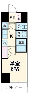Dimus新大阪【8階】の間取り