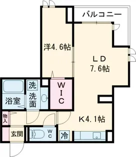 ラリュール浜田山【2階】の間取り