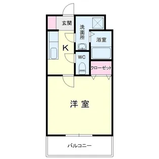 ゴオナカマンションⅡ【4階】の間取り