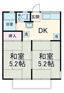 ウイング上本郷【2階】の間取り