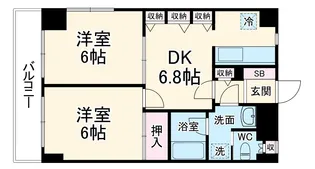 メゾーネジュンビッグ【2階】の間取り
