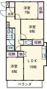 アーバンスクエアⅢ【6階】の間取り
