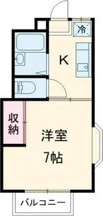 第2コーポ竹泉【201号室】の間取り