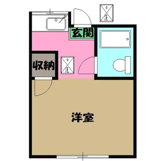 タイガーハイツC【2階】の間取り