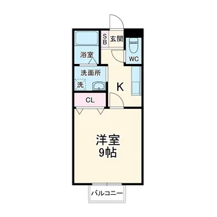 COZYCOURT東岡崎【1階】の間取り