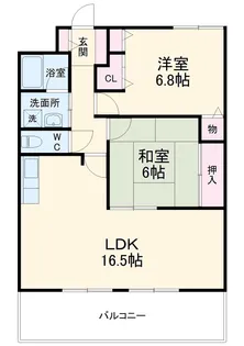 ロイヤル柴田【2階】の間取り
