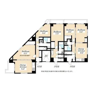 レジデンス清末3【2階】の間取り