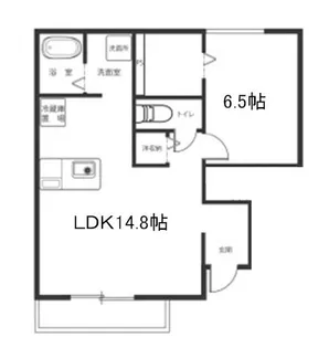 パルテール【1階】の間取り