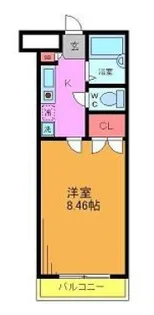 クレオ舞浜B【3階】の間取り