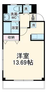 コレージュ【4階】の間取り