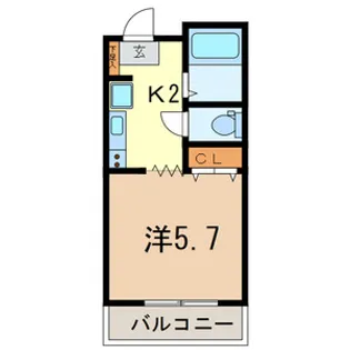 メゾンヒル狭山【203号室】の間取り