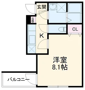 メゾングレース新松戸(メゾングレースシンマツド)【2階】の間取り