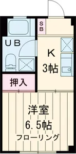 ロジュモン富貴【1階】の間取り