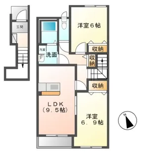 Gran-recolte(グラン レコルト)【2階】の間取り