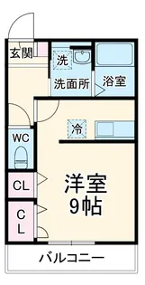 エステート妙蓮寺【202号室】の間取り
