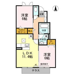 maison 初島【1階】の間取り