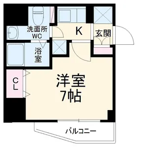 S−RESIDENCE松戸【4階】の間取り