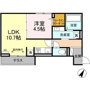ASOU馬渕【1階】の間取り