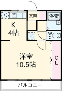 プレステージSakura【203号室】の間取り