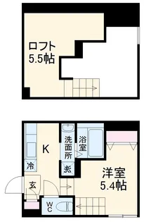 RIZEST TY新松戸Ⅱ【1階】の間取り