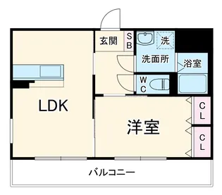 Azure Sky【3階】の間取り