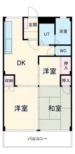 ディスティーノ高富【308号室】の間取り
