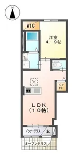 クイーンズタウン【1階】の間取り