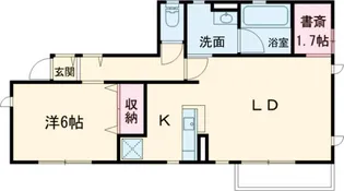 レガーロ高橋【1階】の間取り