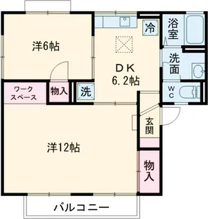 メゾン森Part V【1階】の間取り