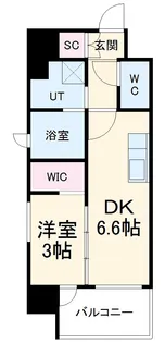 ISM平安通【7階】の間取り