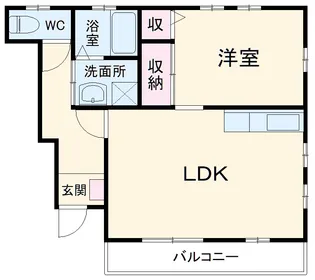 オーガスタA2【1階】の間取り