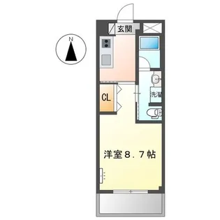 アクアプーラ Ⅲ【2階】の間取り