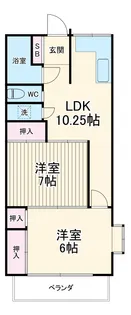 コーポラスシンマチ【306号室】の間取り