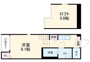 ルミナス東海通【1階】の間取り
