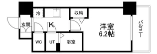 ファステート大阪EASTパーレス【6階】の間取り