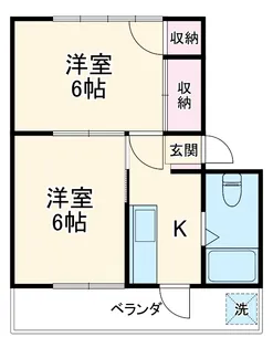 十条ハイツ【2階】の間取り