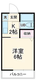 ハイツルミエール【107号室】の間取り