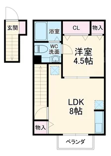 花水木【2階】の間取り